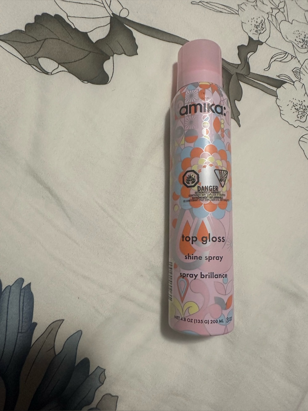 Amika Top Gloss Shine Spray Lightweight Hair Shine Spray